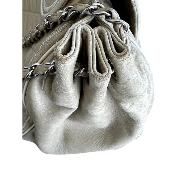 Authentic Chanel Quilted Calfskin Tote – Beige / Silver Hardware - Picture 16 of 16